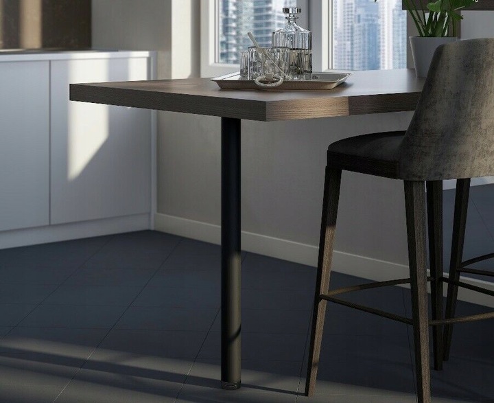 NOGi DO STOŁU BIURKA REGULACJA CZARNA 710MM 4 SZT