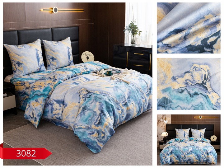 POŚCIEL 160x200 +2 POSZEWKI KOMPLET POŚCIELI 3D DWUSTRONNA