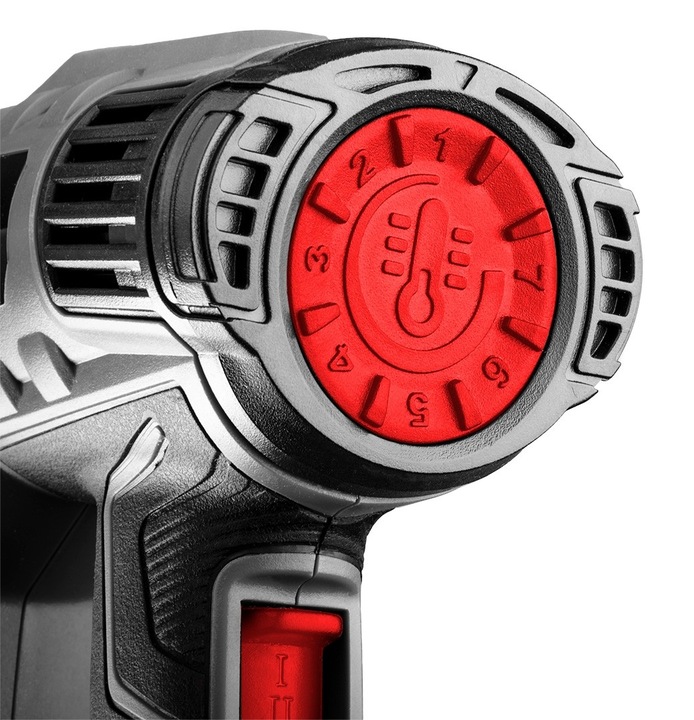 GRAPHITE OPALARKA 2000W 3 ZARKESY TEMPERATUR 550°C KABEL 3M WALIZKA