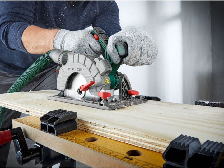 Akumulatorowa Piła Ręczna Tarczowa 20V PARKSIDE PHKSA 20 Li C4