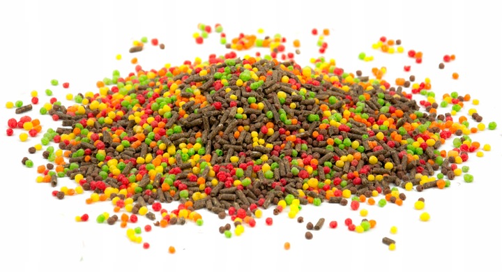 POKARM KARMA PASZA ZANĘTA GRANULAT DLA RYB KOI KARPI NA OCZKO WODNE