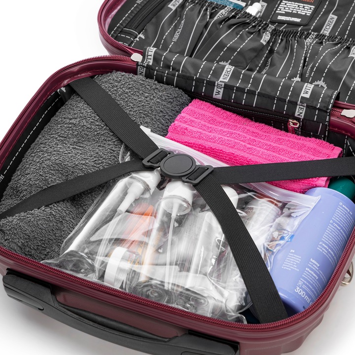 WITTCHEN Kosmetyczka podróżna z ABS z żebrowaniem