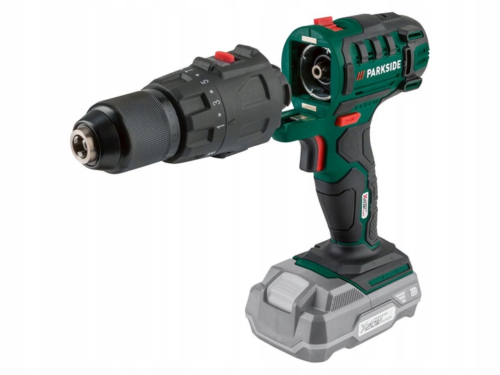 Parkside Wkrętarka multi Urządzenie wielofunkcyjne Combo 3 głowice