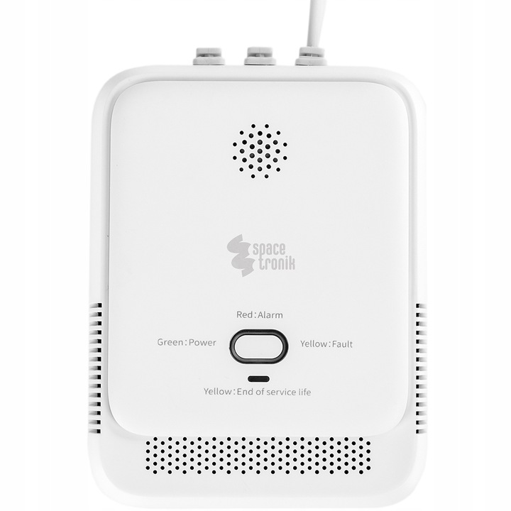 Czujnik Gazu z Alarmem LPG Propan Butan Spacetronik detektor ŻYWOTNOŚĆ