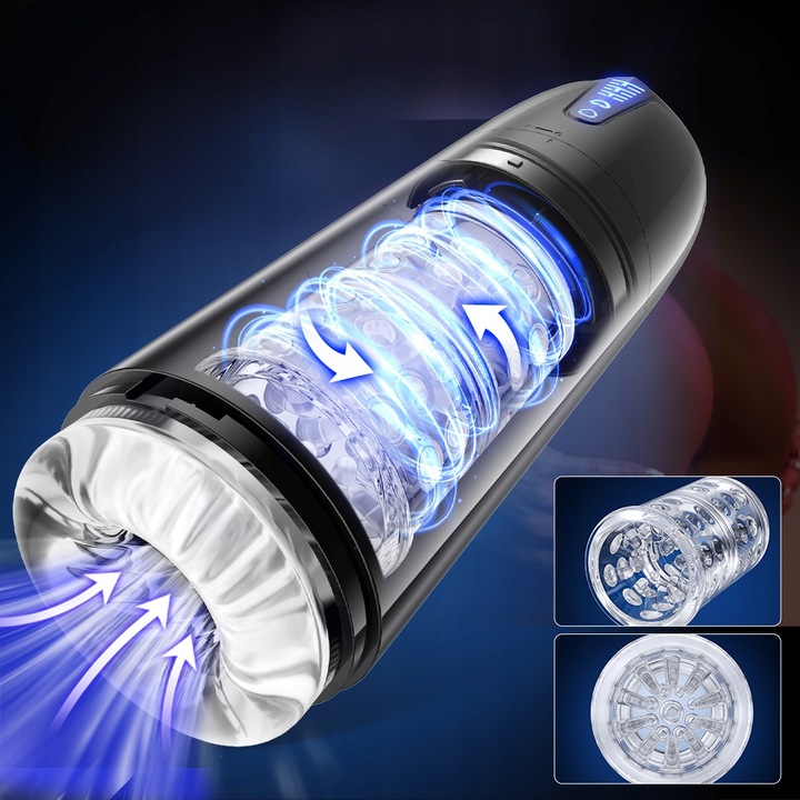 Męski automatyczny masturbator Męski awansujący 14 trybów ssania Obrót APP