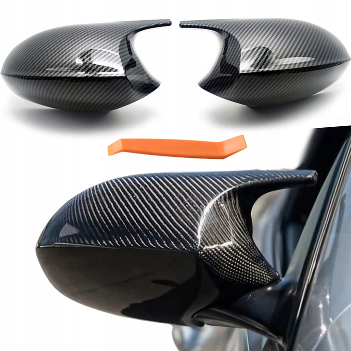 NAKŁADKI LUSTERKA BMW E90 E91 E92 E82 PRZEDLIFT CARBON BUDOWY LUSTEREK M3