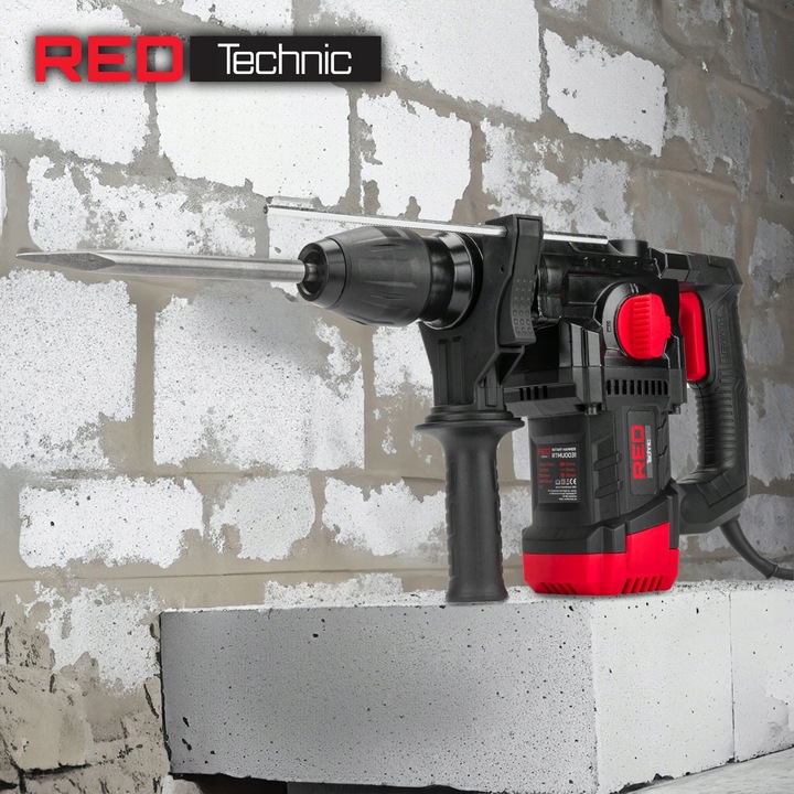 MŁOT UDAROWY MŁOTOWIERTARKA UDAR SDS+ 2200W 6J WALIZKA 3 X WIERTŁO +