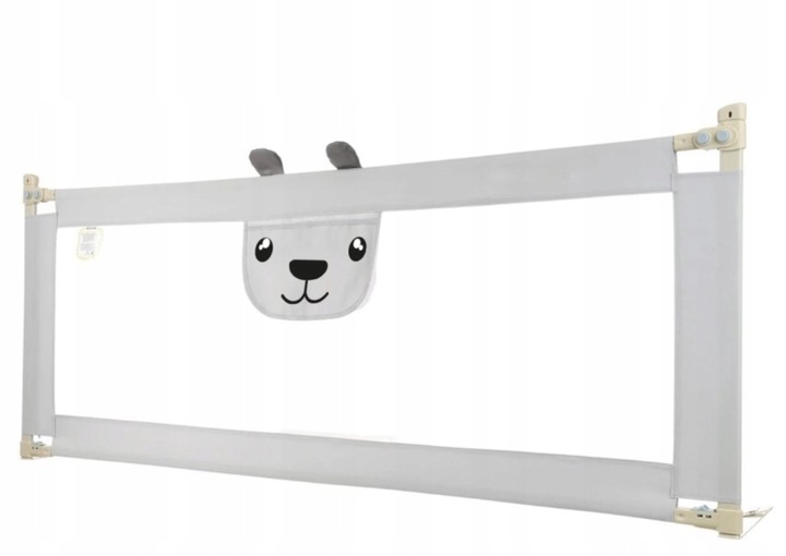 Barierka do Łóżka 200cm Dla dzieci PupyHou Ochronna Regulowana