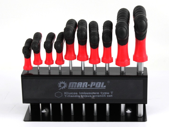 10x KLUCZE IMBUSOWE HEX IMBUSY ZESTAW 2-10 mm Rowerowe Sześciokątne