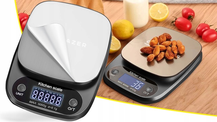 WAGA KUCHENNA ELEKTRONICZNA PRECYZYJNA LCD DIETETYCZNA + BATERIE