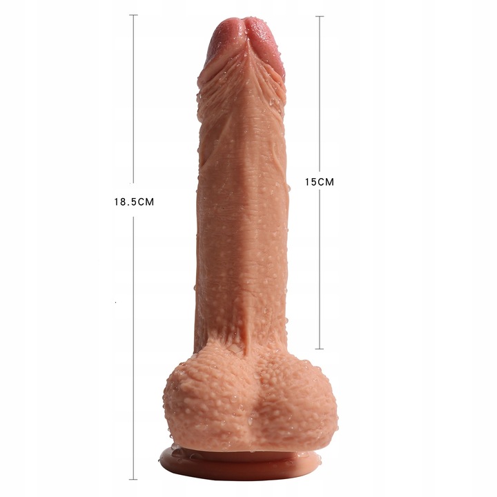 SZTUCZNY PENIS, DILDO, CZŁONEK Z MOCNĄ PRZYSSAWKĄ