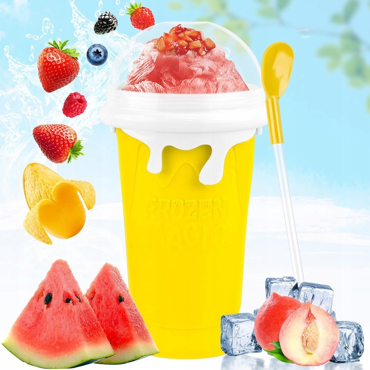 SLUSHY KUBEK DO ROBIENIA LODÓW SORBETÓW SLUSHY GRANITY 330ML