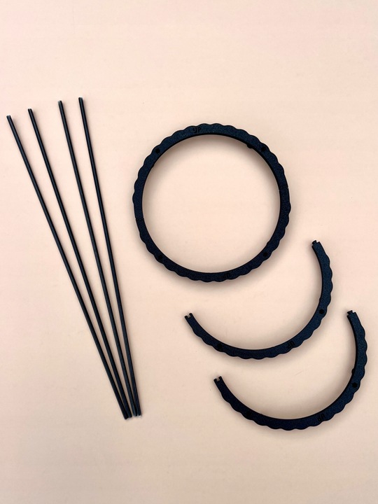 Podpora Roślin Kwiatów Obejma Pierścieniowa Obręcz Podpórka RING 2w1XL