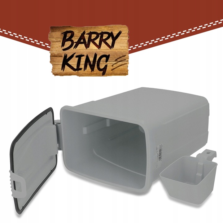 Barry King Pojemnik na suchą karmę 16l Szary
