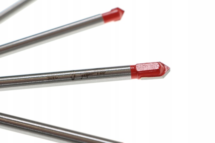 ZESTAW WIERTEŁ DO PŁYTEK CERAMICZNYCH I SZKŁA 5SZT. WZMOCNIONE