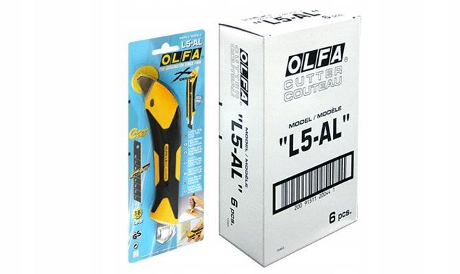 Nóż OLFA L5-AL 18mm Segmentowy MOCNY +Ostrze ExcelBlack
