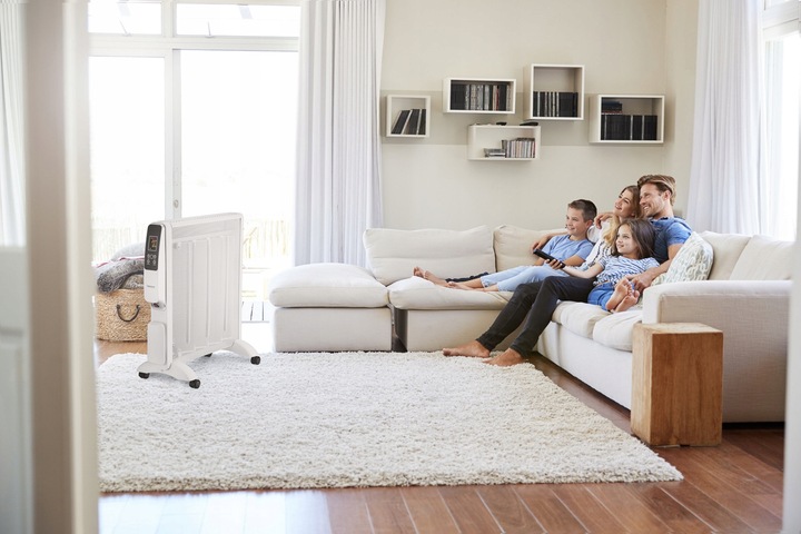 GRZEJNIK ELEKTRYCZNY NA PODCZERWIEŃ TERMOSTAT TIMER PILOT Biały 2000W