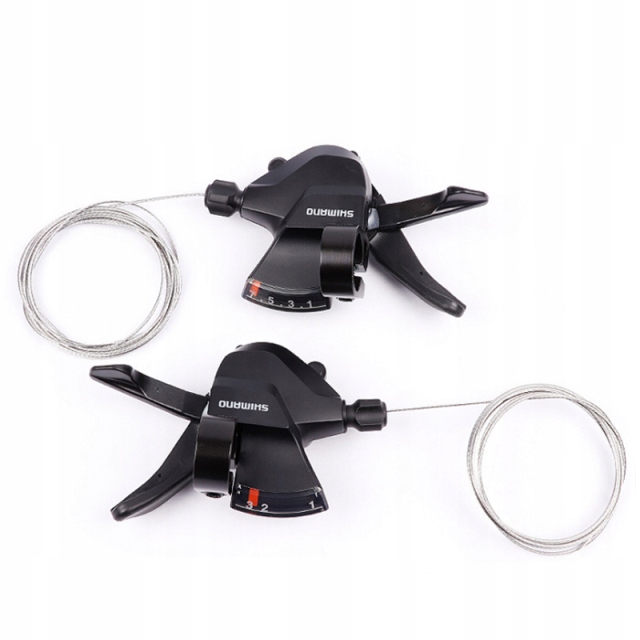 KOMPLET dźwigni przerzutek Manetek SHIMANO Altus SL-M315 3x7 z linkami