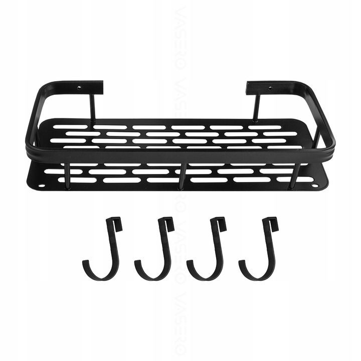 2x PÓŁKA POD PRYSZNIC wisząca samoprzylepna ścienna LOFT łazienki prysznic