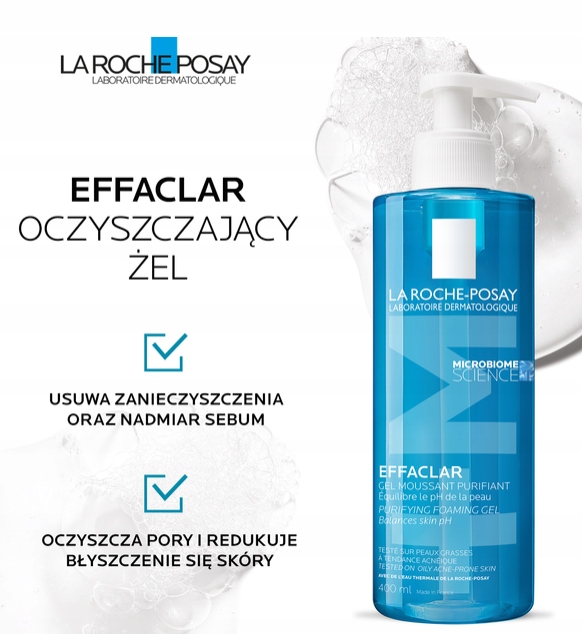 La Roche-Posay Effaclar żel oczyszczający 400 ml
