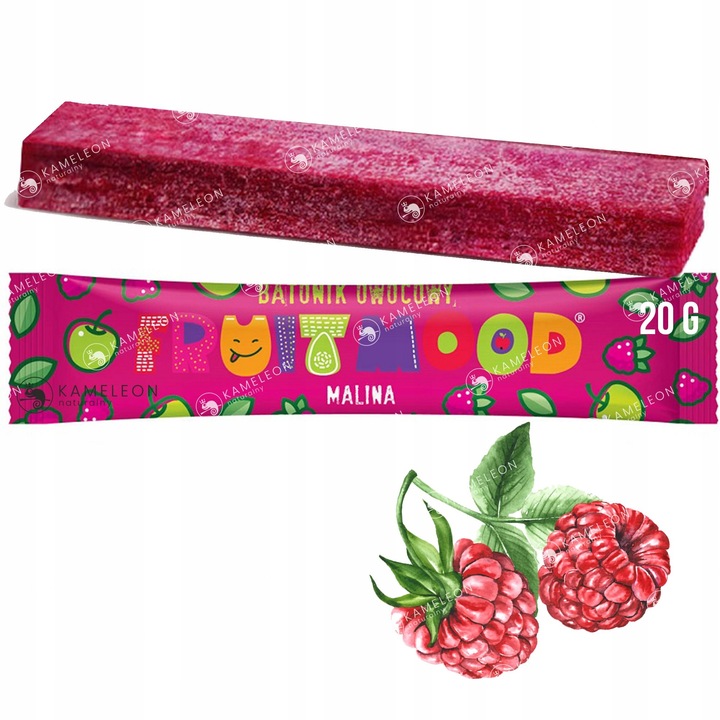 FRUIT MOOD batonik owocowy MIX SMAKÓW 9 SZTUK x20g 180G W TYM 3 NOWE