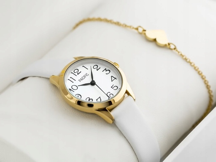 KOMPLET PREZENTOWY ZEGAREK dla dziewczynki NA KOMUNIĘ cyfry GRAWER