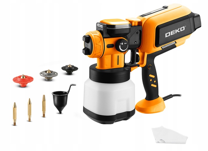 PISTOLET MALARSKI AGREGAT DO MALOWANIA ŚCIAN 3DYSZE 120 DIN ZESTAW XXL