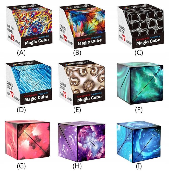 Fidget Cube Magic Cube Kostka Antystresowa Odstresowująca Magnetyczna