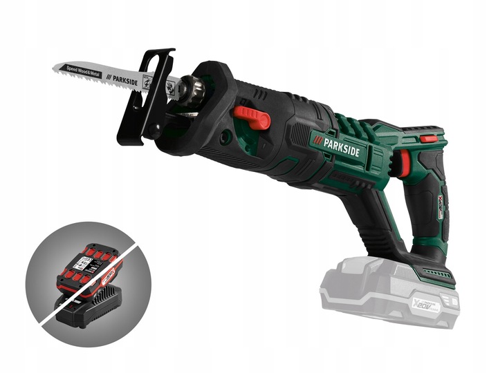 Piła szablasta akumulatorowa Parkside PSSA 20-Li B2