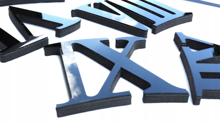 zegar ścienny duży czarny mechanizm zegara na ścianę do salonu kuchni