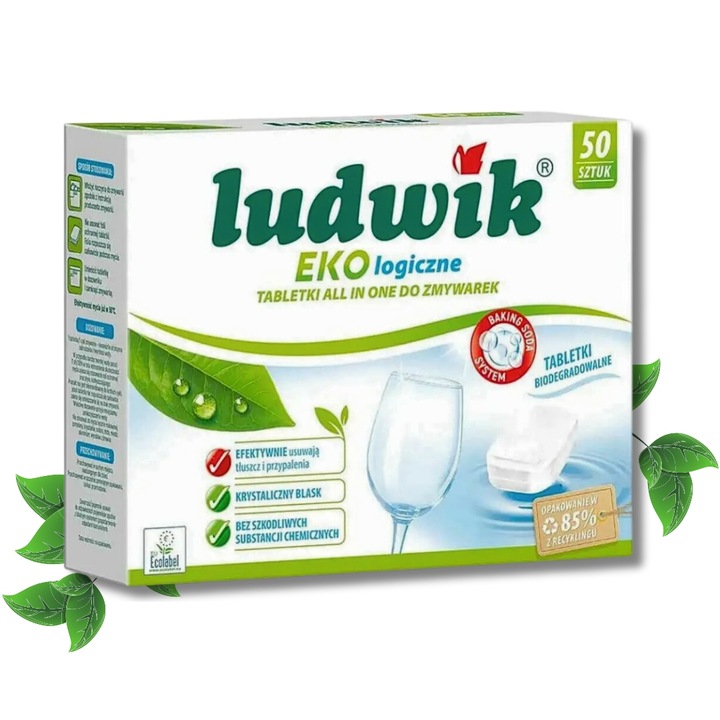 Ludwik tabletki do zmywarki all in one 50 sztuk