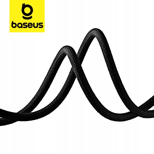 BASEUS UNIWERSALNY WYTRZYMAŁY KABEL USB 3W1 USB-C MICRO LIGHTNING 3.5A 1,2M