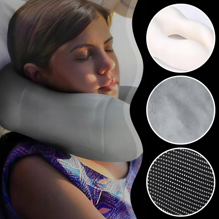 PODUSZKA PODRÓŻNA TURYSTYCZNA NA SZYJĘ ZAGŁÓWEK DO SAMOCHODU MEMORY