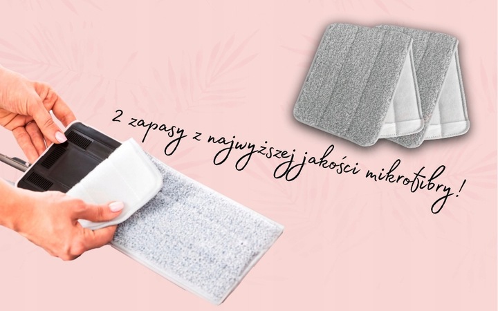 Zapas z mikrofibry do mopa HANDY płaski 3+1 GRATIS