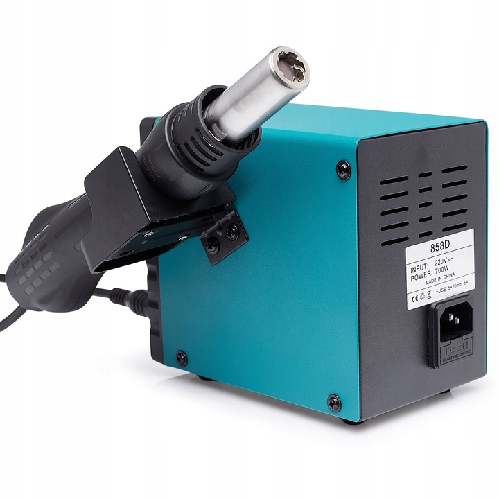 SPAWARKA PLASTIKU Stacja lutownicza gorące powietrze Techrebal 858D