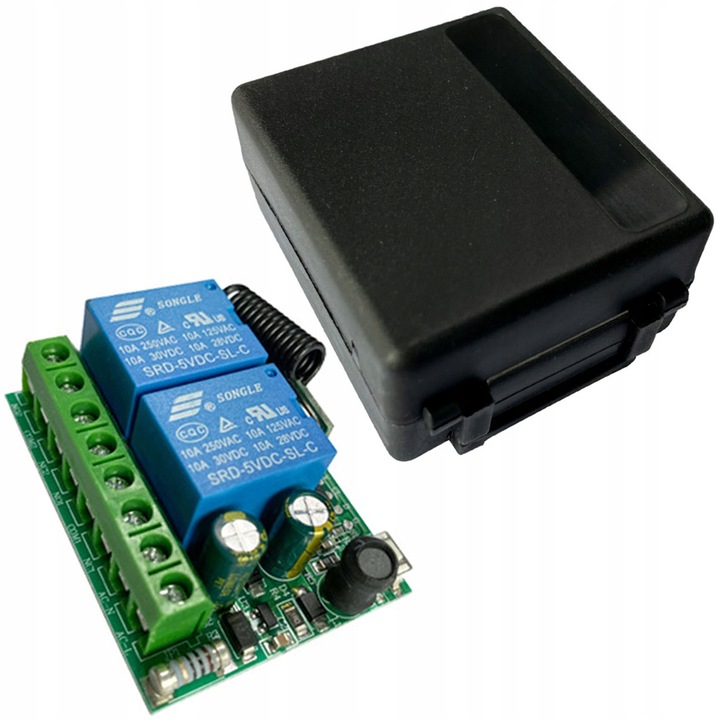 Zdalne sterowanie 230V włącznik 2 kanały na 2 pilota radiowy AC 85-250V 10A