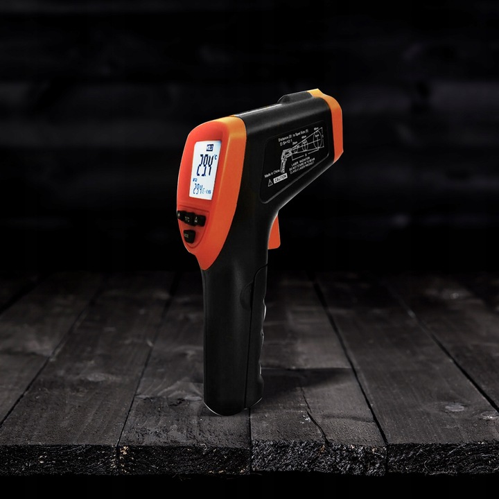 Pirometr TERMOMETR LASEROWY bezdotykowy do GASTRONOMI PRZEMYSŁU -50-500°C