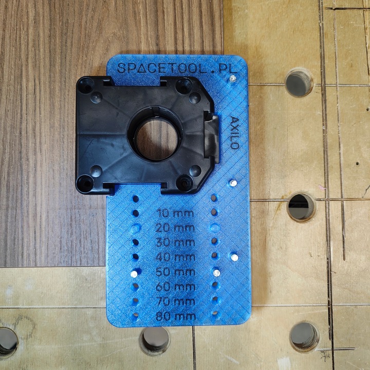 Przymiar, szablon do trasowania nóżek HAFELE AXILO precyzyjny bez