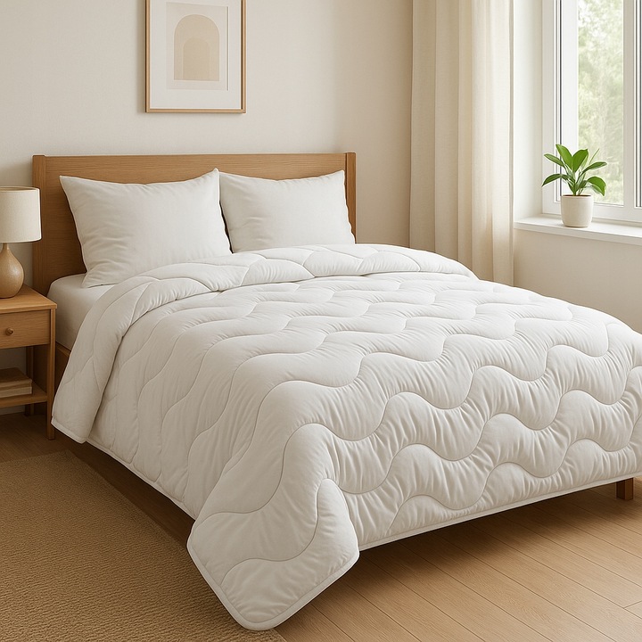 KOŁDRA CAŁOROCZNA 200x220 POLSKA ANTYALERGICZNA