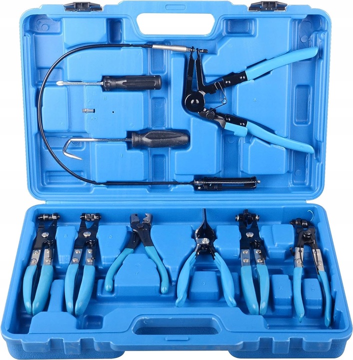 SZCZYPCE DO OPASEK ZACISKOWYCH CLICK-R OSŁON PRZEGUBÓW Z LINKĄ ZESTAW 9el