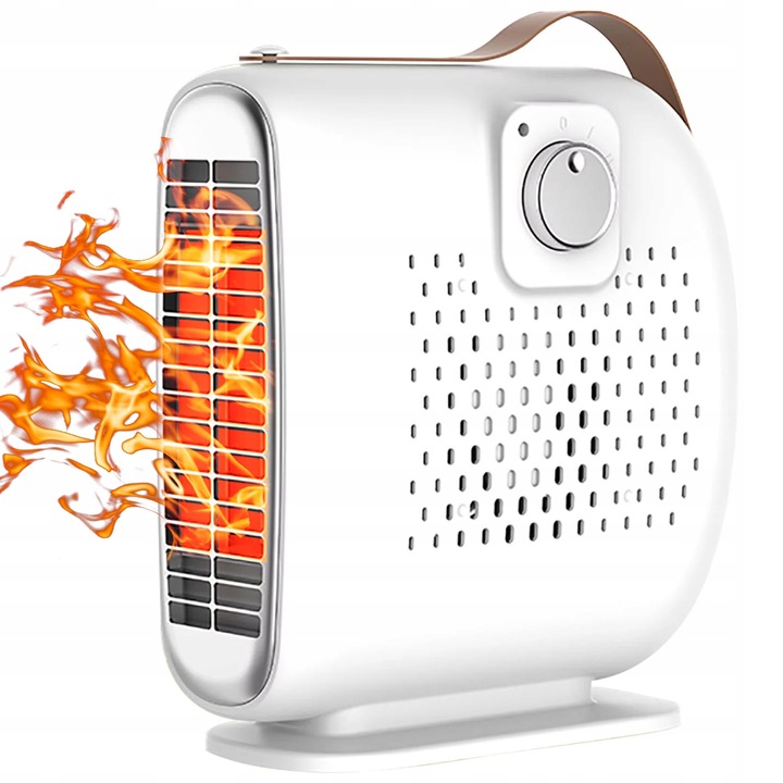 MOCNY GRZEJNIK ELEKTRYCZNY OGRZEWACZ MINI FARELKA HEATER Z DMUCHAWĄ