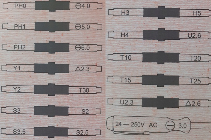 ZESTAW IZOLOWANYCH ŚRUBOKRĘTÓW DLA ELEKTRYKA 25szt