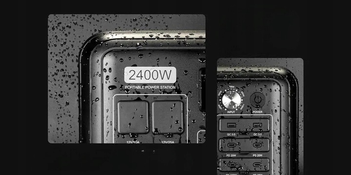 Fossibot przenośna stacja zasilania 2048Wh 2400W-4800W Aplikacja elektrowni