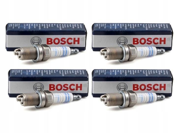 4x wieca Zapłonowa Bosch SUPER PLUS +8 FR7DC+ 0242235666