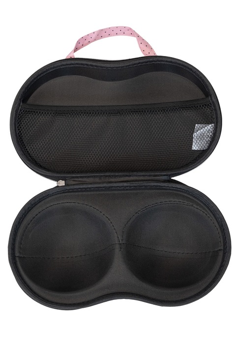 Stylowe etui na bieliznę biustonosz podróż różowe Kontri E1001