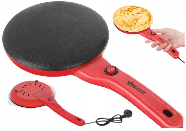 NALEŚNIKARKA ELEKTRYCZNA SZYBKA PATELNIA DO NALEŚNIKÓW BEZ UŻYCIA