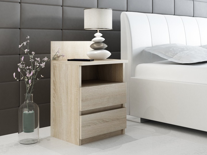 SZAFKA NOCNA N3 KOMODA STOLIK NOCNY DĄB SONOMA