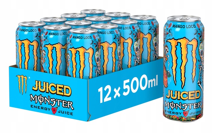 Monster Mango Loco Napój energetyczny 500ml x12