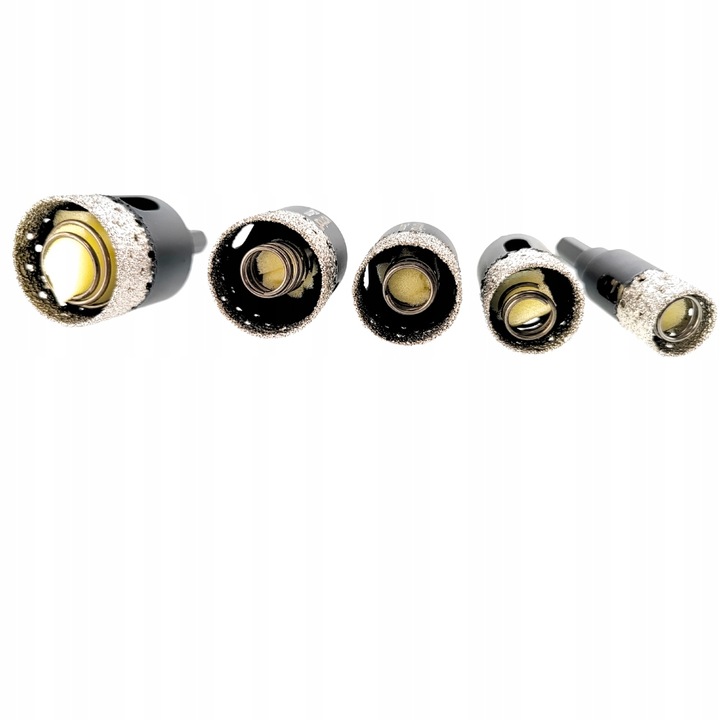 OTWORNICA DIAMENTOWA KORONKA DO GRESU M14 ZESTAW ⌀ 6,8,10,35,68 mm ADAPTER