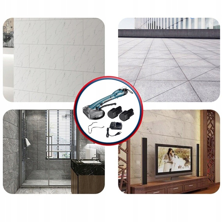 PRZYSSAWKA WIBRUJĄCA ELEKTRONARZĘDZIE DO UKŁADANIA PŁYTEK POZIOMOWANIA